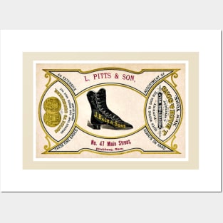 Vintage Shoe Sign Posters and Art